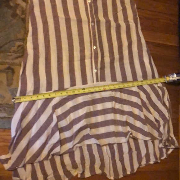 🍃💙Deep waist stripe shirt dress tunic style,💙🍃 - Picture 6 of 6